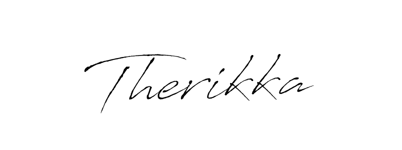 Make a beautiful signature design for name Therikka. With this signature (Antro_Vectra) style, you can create a handwritten signature for free. Therikka signature style 6 images and pictures png