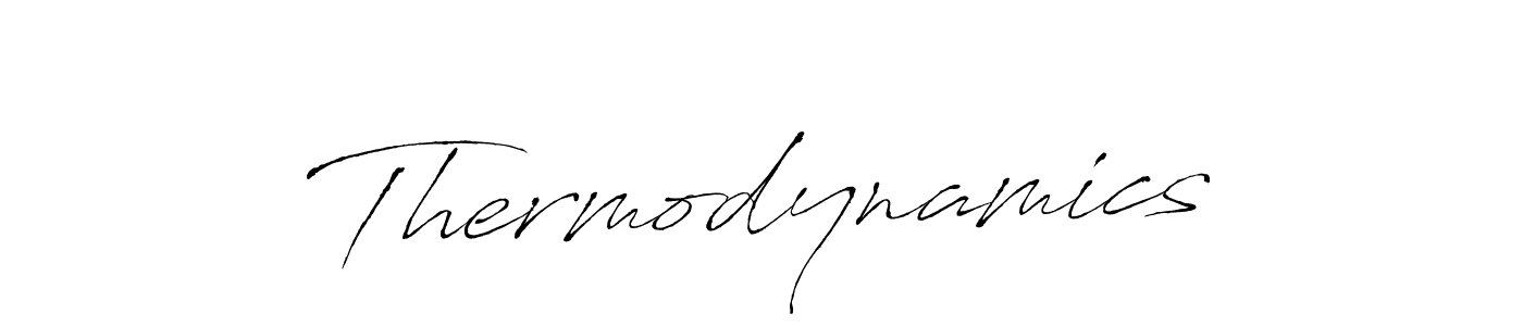 Design your own signature with our free online signature maker. With this signature software, you can create a handwritten (Antro_Vectra) signature for name Thermodynamics. Thermodynamics signature style 6 images and pictures png