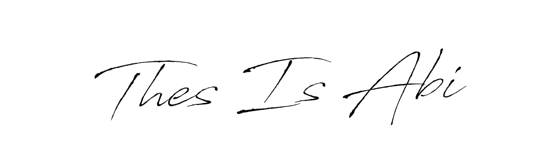How to make Thes Is Abi signature? Antro_Vectra is a professional autograph style. Create handwritten signature for Thes Is Abi name. Thes Is Abi signature style 6 images and pictures png