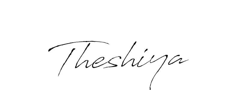 Use a signature maker to create a handwritten signature online. With this signature software, you can design (Antro_Vectra) your own signature for name Theshiya. Theshiya signature style 6 images and pictures png