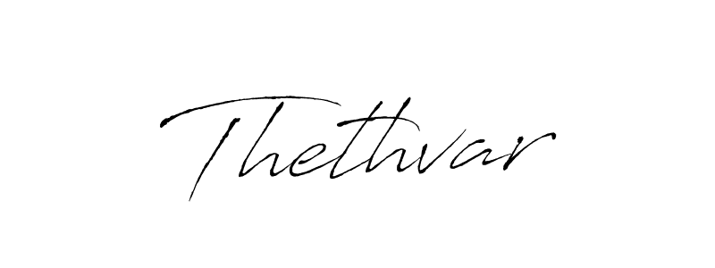 How to make Thethvar signature? Antro_Vectra is a professional autograph style. Create handwritten signature for Thethvar name. Thethvar signature style 6 images and pictures png