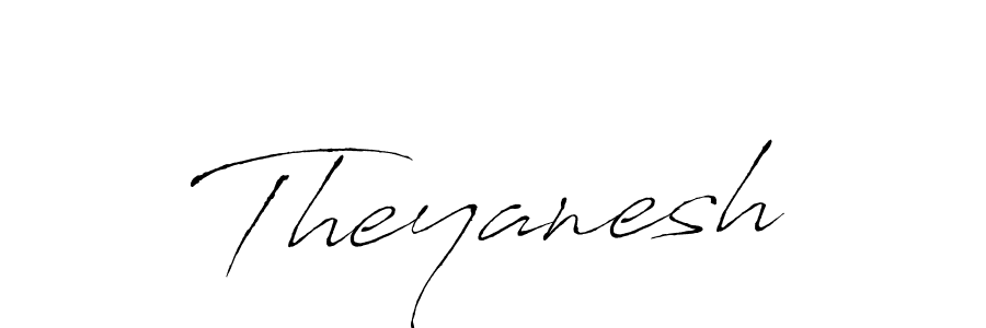 Use a signature maker to create a handwritten signature online. With this signature software, you can design (Antro_Vectra) your own signature for name Theyanesh. Theyanesh signature style 6 images and pictures png