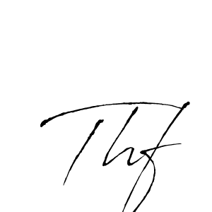 Thf stylish signature style. Best Handwritten Sign (Antro_Vectra) for my name. Handwritten Signature Collection Ideas for my name Thf. Thf signature style 6 images and pictures png