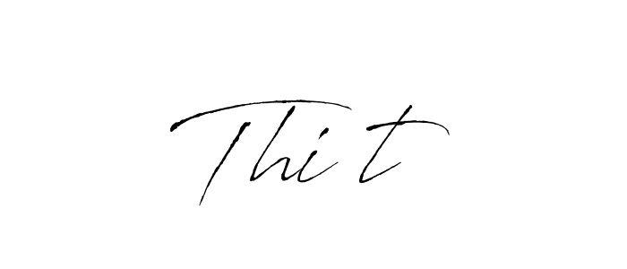 Thiết stylish signature style. Best Handwritten Sign (Antro_Vectra) for my name. Handwritten Signature Collection Ideas for my name Thiết. Thiết signature style 6 images and pictures png