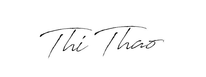 You should practise on your own different ways (Antro_Vectra) to write your name (Thi Thao) in signature. don't let someone else do it for you. Thi Thao signature style 6 images and pictures png