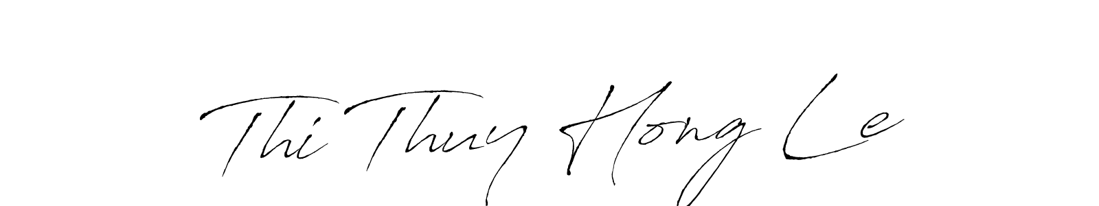 Once you've used our free online signature maker to create your best signature Antro_Vectra style, it's time to enjoy all of the benefits that Thi Thuy Hong Le name signing documents. Thi Thuy Hong Le signature style 6 images and pictures png
