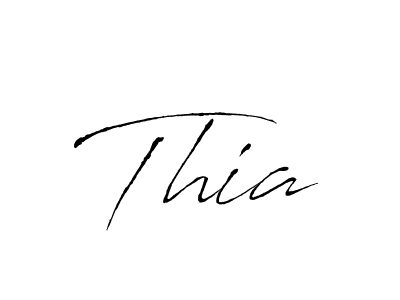 Create a beautiful signature design for name Thia. With this signature (Antro_Vectra) fonts, you can make a handwritten signature for free. Thia signature style 6 images and pictures png