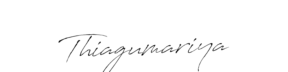It looks lik you need a new signature style for name Thiagumariya. Design unique handwritten (Antro_Vectra) signature with our free signature maker in just a few clicks. Thiagumariya signature style 6 images and pictures png