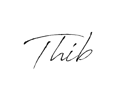 The best way (Antro_Vectra) to make a short signature is to pick only two or three words in your name. The name Thib include a total of six letters. For converting this name. Thib signature style 6 images and pictures png