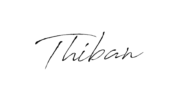 How to make Thiban signature? Antro_Vectra is a professional autograph style. Create handwritten signature for Thiban name. Thiban signature style 6 images and pictures png