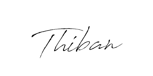 How to make Thiban signature? Antro_Vectra is a professional autograph style. Create handwritten signature for Thiban name. Thiban signature style 6 images and pictures png