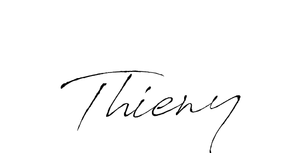 Create a beautiful signature design for name Thieny. With this signature (Antro_Vectra) fonts, you can make a handwritten signature for free. Thieny signature style 6 images and pictures png