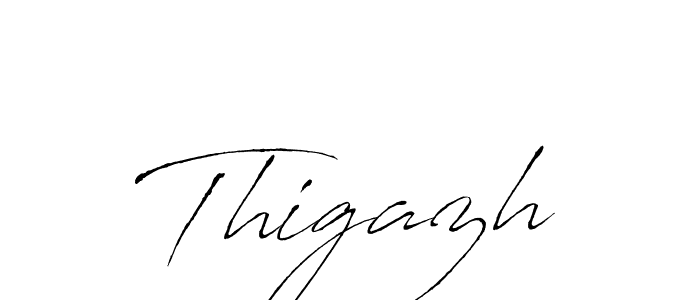 if you are searching for the best signature style for your name Thigazh. so please give up your signature search. here we have designed multiple signature styles  using Antro_Vectra. Thigazh signature style 6 images and pictures png