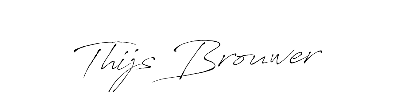 Use a signature maker to create a handwritten signature online. With this signature software, you can design (Antro_Vectra) your own signature for name Thijs Brouwer. Thijs Brouwer signature style 6 images and pictures png