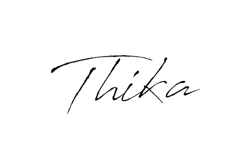 How to make Thika name signature. Use Antro_Vectra style for creating short signs online. This is the latest handwritten sign. Thika signature style 6 images and pictures png