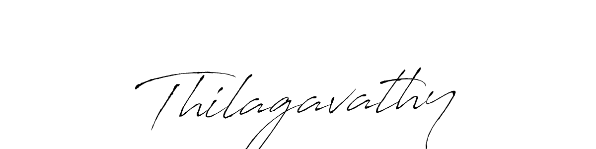 Create a beautiful signature design for name Thilagavathy. With this signature (Antro_Vectra) fonts, you can make a handwritten signature for free. Thilagavathy signature style 6 images and pictures png