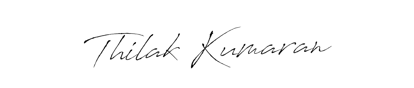 Similarly Antro_Vectra is the best handwritten signature design. Signature creator online .You can use it as an online autograph creator for name Thilak Kumaran. Thilak Kumaran signature style 6 images and pictures png