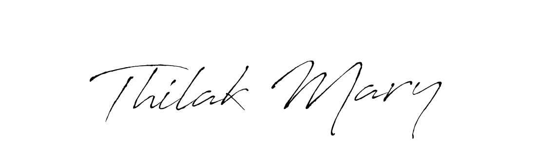 How to make Thilak Mary signature? Antro_Vectra is a professional autograph style. Create handwritten signature for Thilak Mary name. Thilak Mary signature style 6 images and pictures png