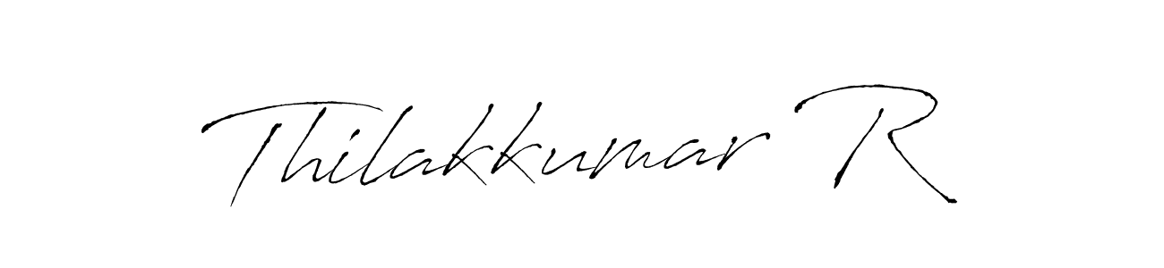 You can use this online signature creator to create a handwritten signature for the name Thilakkumar R. This is the best online autograph maker. Thilakkumar R signature style 6 images and pictures png