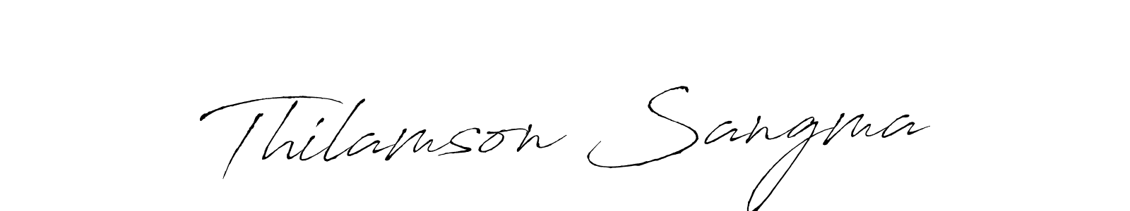It looks lik you need a new signature style for name Thilamson Sangma. Design unique handwritten (Antro_Vectra) signature with our free signature maker in just a few clicks. Thilamson Sangma signature style 6 images and pictures png