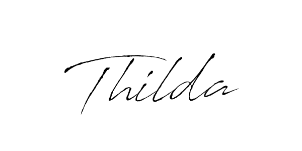 Create a beautiful signature design for name Thilda. With this signature (Antro_Vectra) fonts, you can make a handwritten signature for free. Thilda signature style 6 images and pictures png