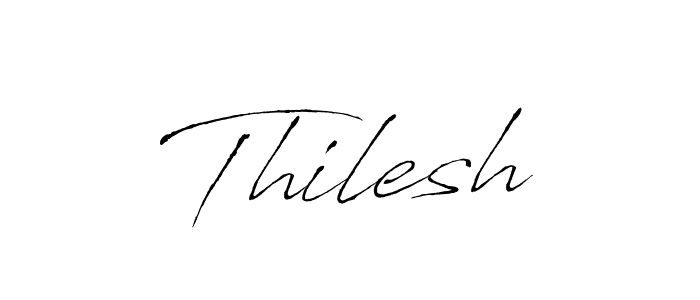 Use a signature maker to create a handwritten signature online. With this signature software, you can design (Antro_Vectra) your own signature for name Thilesh. Thilesh signature style 6 images and pictures png