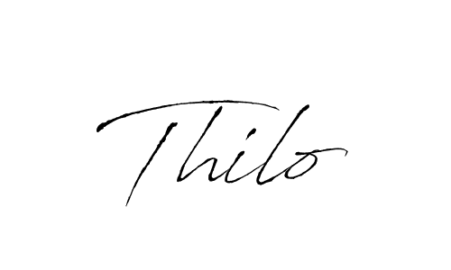 Create a beautiful signature design for name Thilo. With this signature (Antro_Vectra) fonts, you can make a handwritten signature for free. Thilo signature style 6 images and pictures png