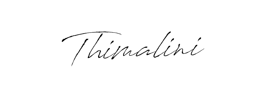 Make a beautiful signature design for name Thimalini. With this signature (Antro_Vectra) style, you can create a handwritten signature for free. Thimalini signature style 6 images and pictures png