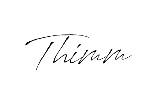 Thimm stylish signature style. Best Handwritten Sign (Antro_Vectra) for my name. Handwritten Signature Collection Ideas for my name Thimm. Thimm signature style 6 images and pictures png