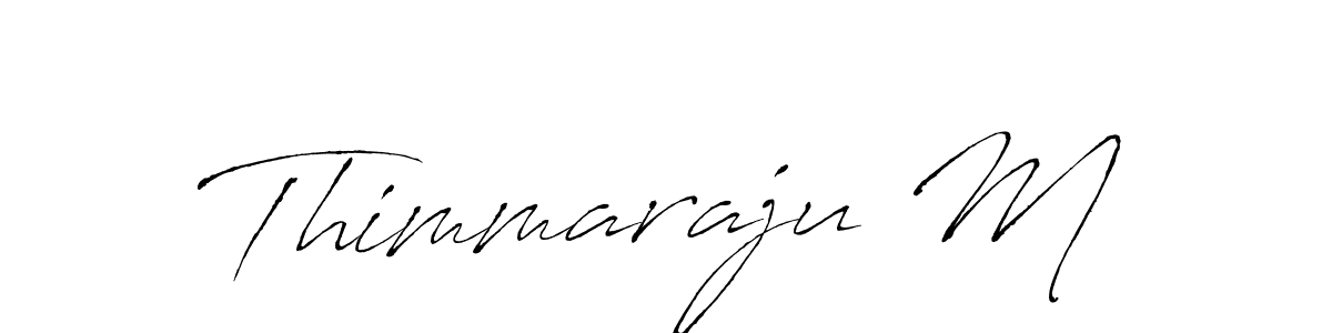 It looks lik you need a new signature style for name Thimmaraju M. Design unique handwritten (Antro_Vectra) signature with our free signature maker in just a few clicks. Thimmaraju M signature style 6 images and pictures png