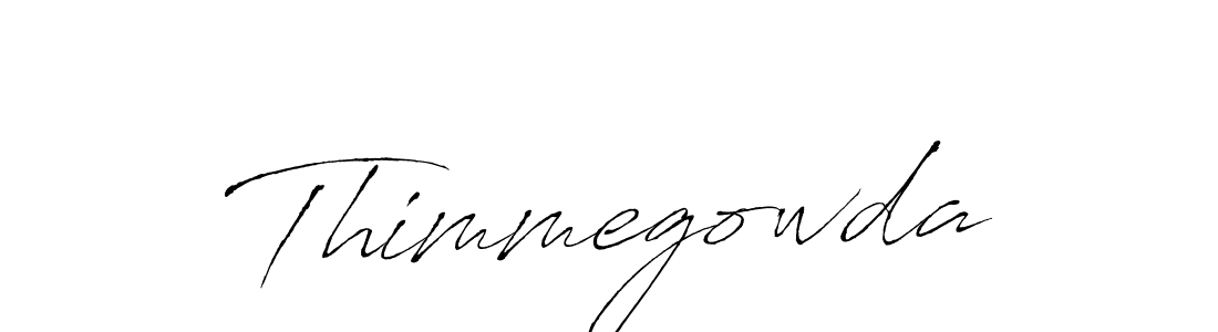 Also we have Thimmegowda name is the best signature style. Create professional handwritten signature collection using Antro_Vectra autograph style. Thimmegowda signature style 6 images and pictures png