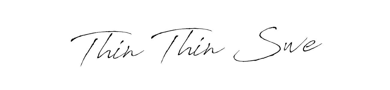 Make a beautiful signature design for name Thin Thin Swe. With this signature (Antro_Vectra) style, you can create a handwritten signature for free. Thin Thin Swe signature style 6 images and pictures png