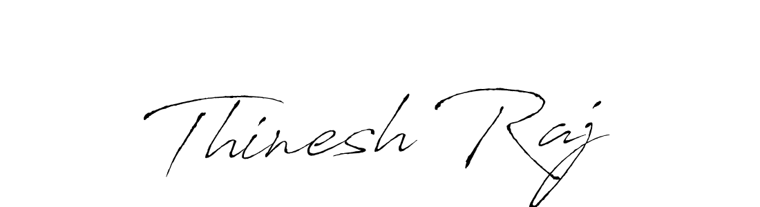 Design your own signature with our free online signature maker. With this signature software, you can create a handwritten (Antro_Vectra) signature for name Thinesh Raj. Thinesh Raj signature style 6 images and pictures png