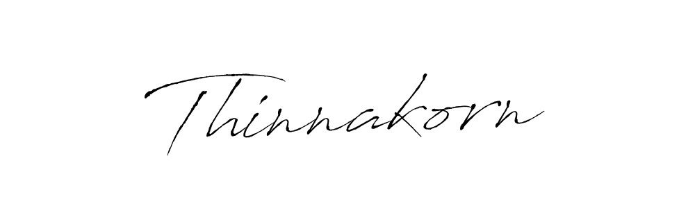 Make a beautiful signature design for name Thinnakorn. With this signature (Antro_Vectra) style, you can create a handwritten signature for free. Thinnakorn signature style 6 images and pictures png