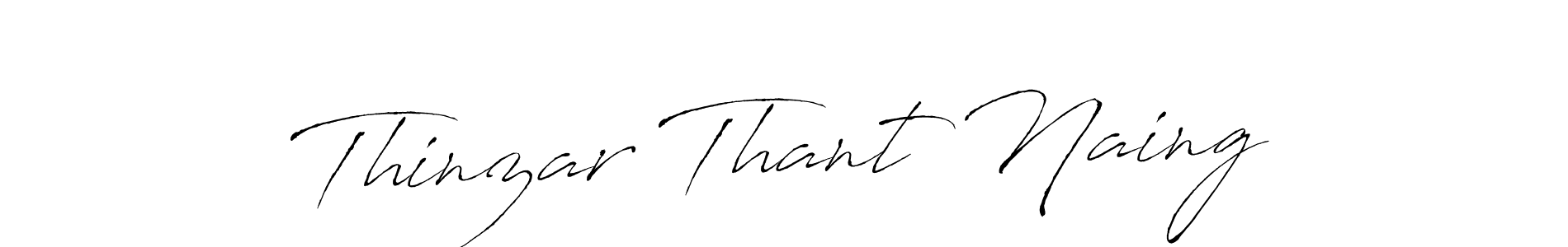 Create a beautiful signature design for name Thinzar Thant Naing. With this signature (Antro_Vectra) fonts, you can make a handwritten signature for free. Thinzar Thant Naing signature style 6 images and pictures png