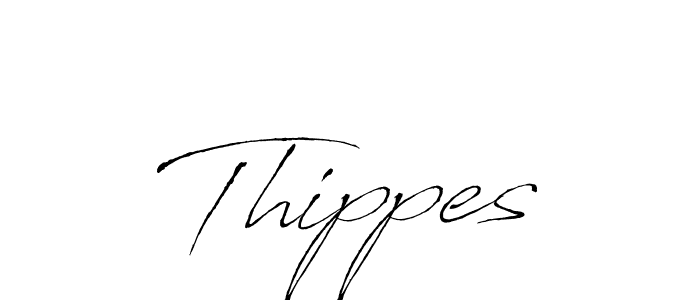 Design your own signature with our free online signature maker. With this signature software, you can create a handwritten (Antro_Vectra) signature for name Thippes. Thippes signature style 6 images and pictures png