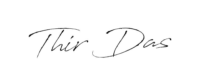 Thir Das stylish signature style. Best Handwritten Sign (Antro_Vectra) for my name. Handwritten Signature Collection Ideas for my name Thir Das. Thir Das signature style 6 images and pictures png