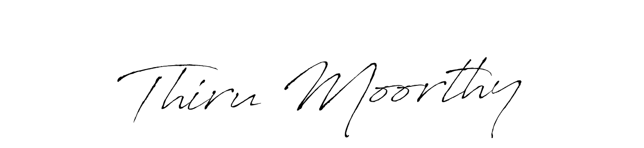 Design your own signature with our free online signature maker. With this signature software, you can create a handwritten (Antro_Vectra) signature for name Thiru Moorthy. Thiru Moorthy signature style 6 images and pictures png