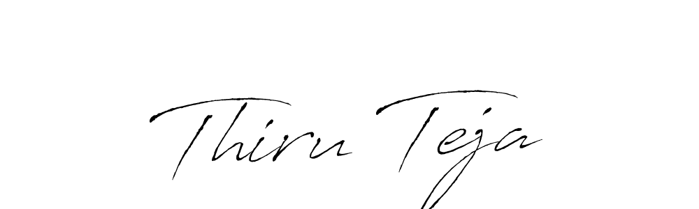 Also we have Thiru Teja name is the best signature style. Create professional handwritten signature collection using Antro_Vectra autograph style. Thiru Teja signature style 6 images and pictures png