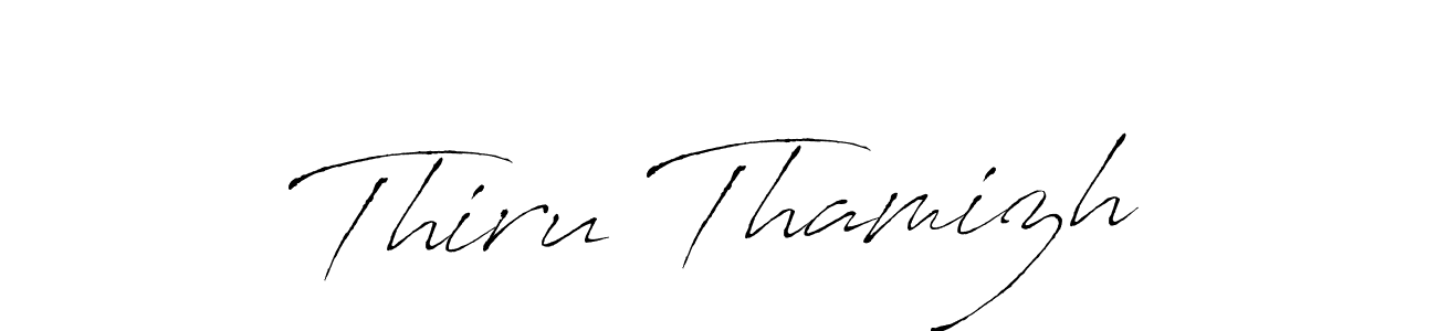 How to make Thiru Thamizh name signature. Use Antro_Vectra style for creating short signs online. This is the latest handwritten sign. Thiru Thamizh signature style 6 images and pictures png