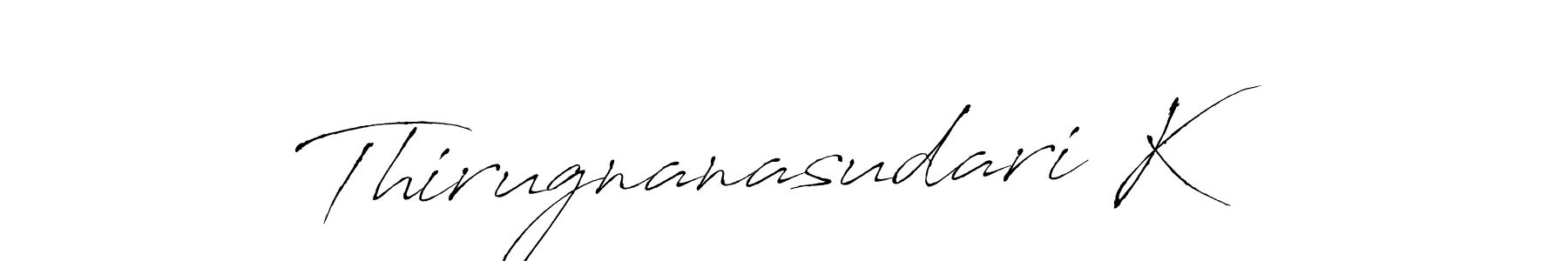 Make a beautiful signature design for name Thirugnanasudari K. Use this online signature maker to create a handwritten signature for free. Thirugnanasudari K signature style 6 images and pictures png