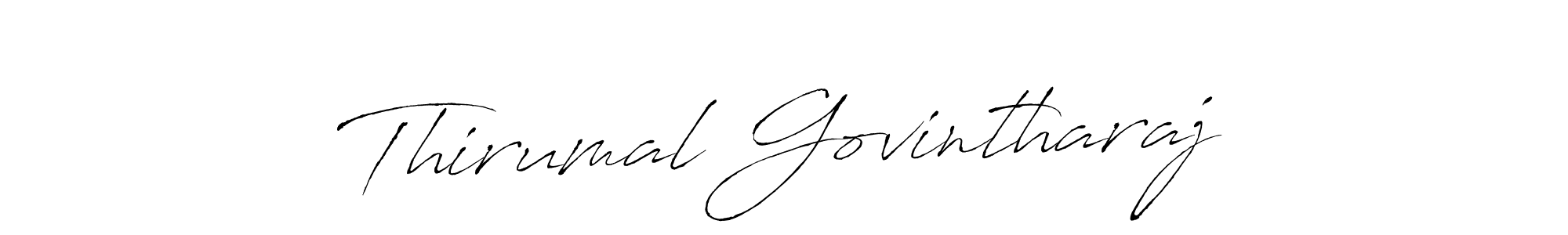 Make a beautiful signature design for name Thirumal Govintharaj. With this signature (Antro_Vectra) style, you can create a handwritten signature for free. Thirumal Govintharaj signature style 6 images and pictures png