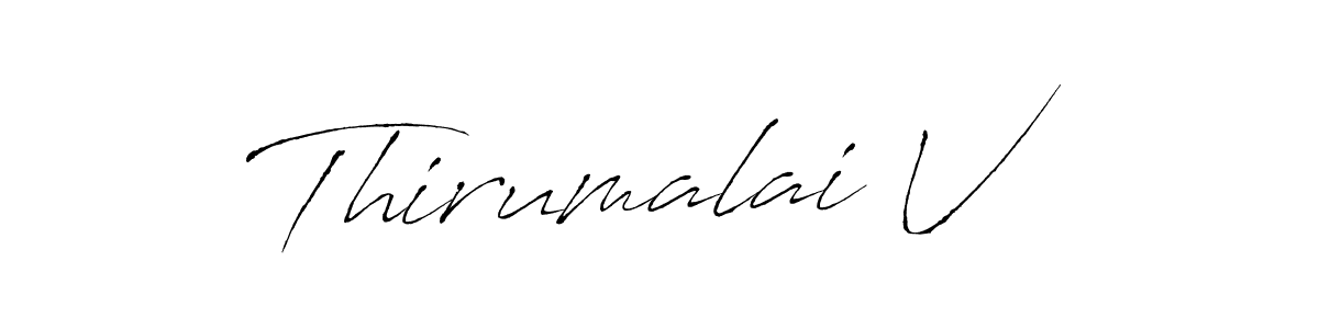 How to Draw Thirumalai V signature style? Antro_Vectra is a latest design signature styles for name Thirumalai V. Thirumalai V signature style 6 images and pictures png