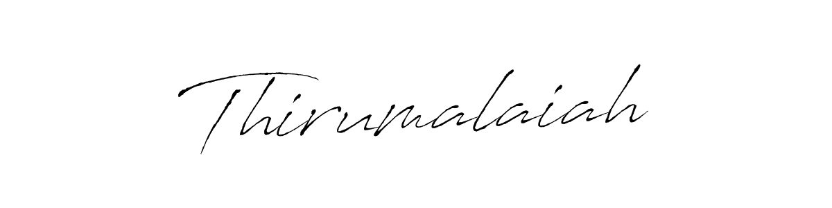 How to make Thirumalaiah signature? Antro_Vectra is a professional autograph style. Create handwritten signature for Thirumalaiah name. Thirumalaiah signature style 6 images and pictures png