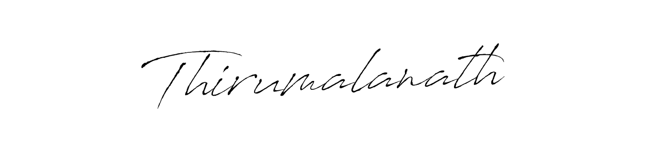 Create a beautiful signature design for name Thirumalanath. With this signature (Antro_Vectra) fonts, you can make a handwritten signature for free. Thirumalanath signature style 6 images and pictures png