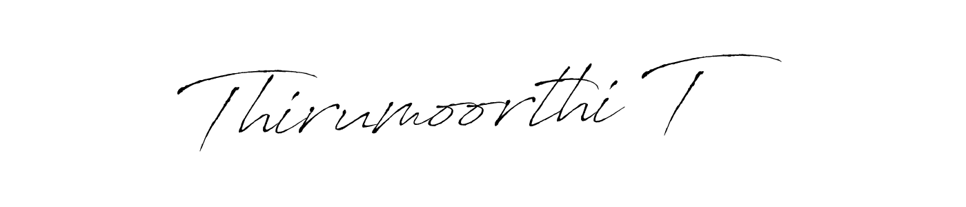 Use a signature maker to create a handwritten signature online. With this signature software, you can design (Antro_Vectra) your own signature for name Thirumoorthi T. Thirumoorthi T signature style 6 images and pictures png