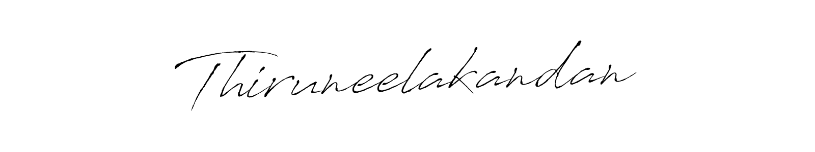 Make a beautiful signature design for name Thiruneelakandan. With this signature (Antro_Vectra) style, you can create a handwritten signature for free. Thiruneelakandan signature style 6 images and pictures png