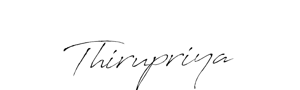 Make a beautiful signature design for name Thirupriya. With this signature (Antro_Vectra) style, you can create a handwritten signature for free. Thirupriya signature style 6 images and pictures png