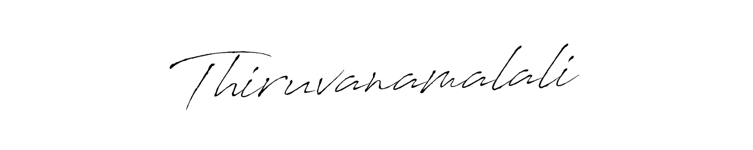 How to make Thiruvanamalali signature? Antro_Vectra is a professional autograph style. Create handwritten signature for Thiruvanamalali name. Thiruvanamalali signature style 6 images and pictures png