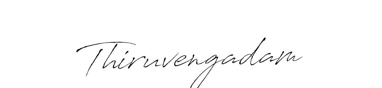 Make a beautiful signature design for name Thiruvengadam. With this signature (Antro_Vectra) style, you can create a handwritten signature for free. Thiruvengadam signature style 6 images and pictures png